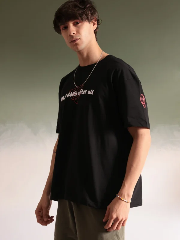 CICADA BLACK ILLUSIONS OVERSIZED TSHIRT - Image 3