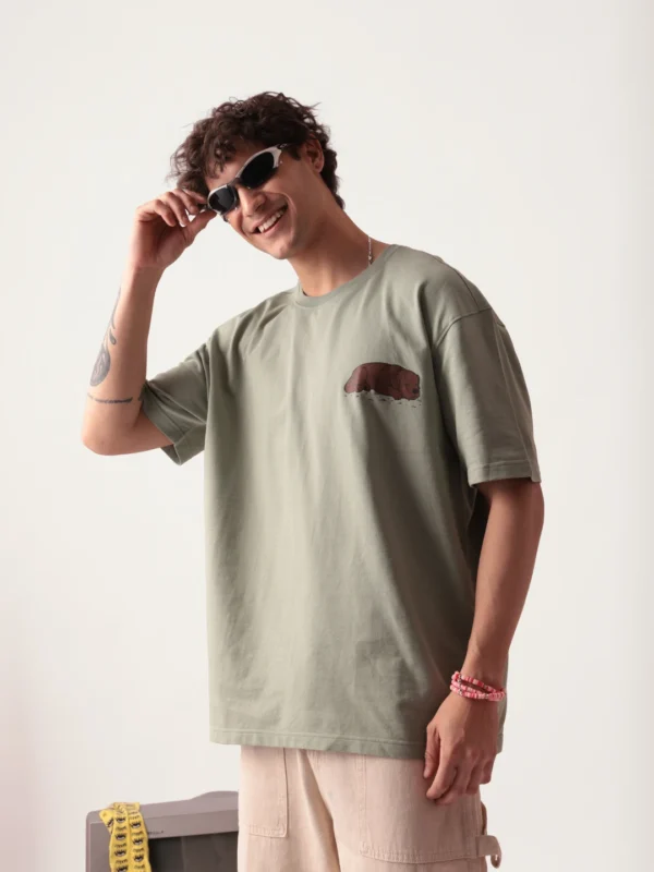 MEN'S ESCAPE TO NATURE OVERSIZED TSHIRT - Image 2
