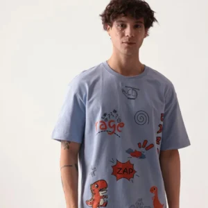 cicada olive color danger oversized tshirt 02