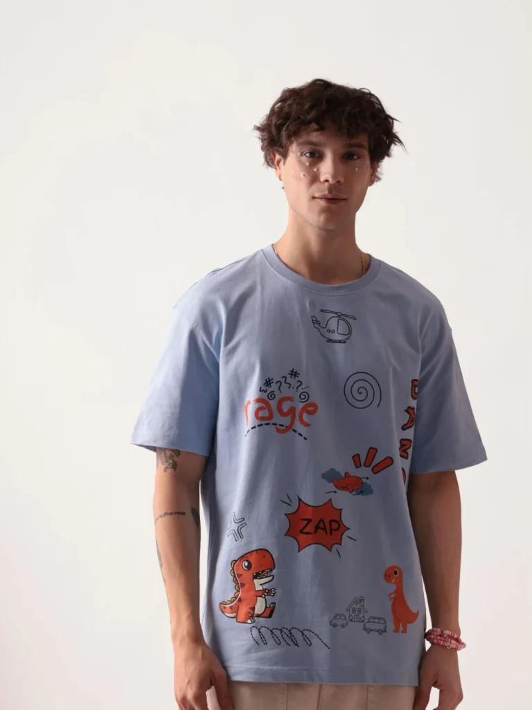 cicada olive color danger oversized tshirt 02